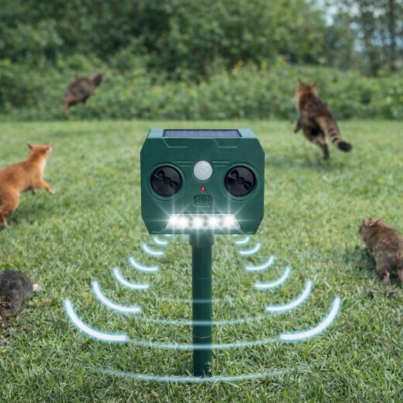 태양광 LED 초음파 동물 퇴치기 A-1