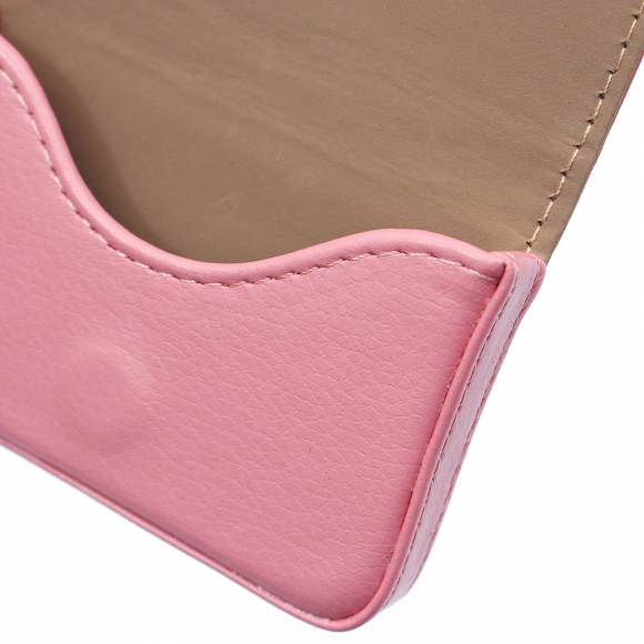 스티치 자석 명함케이스(핑크) 