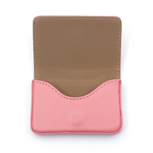 스티치 자석 명함케이스(핑크) 