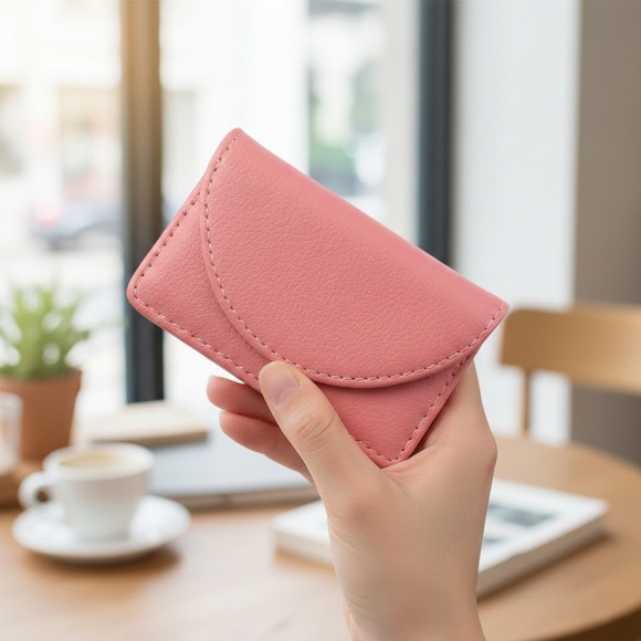 클래식 자석 명함케이스(핑크) 