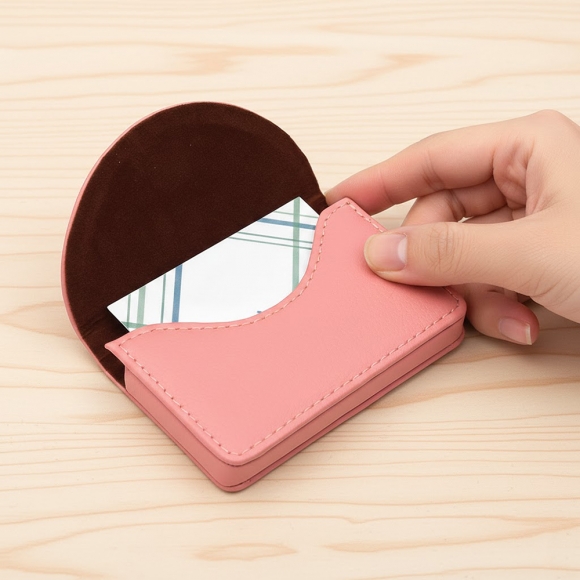 클래식 자석 명함케이스(핑크) 