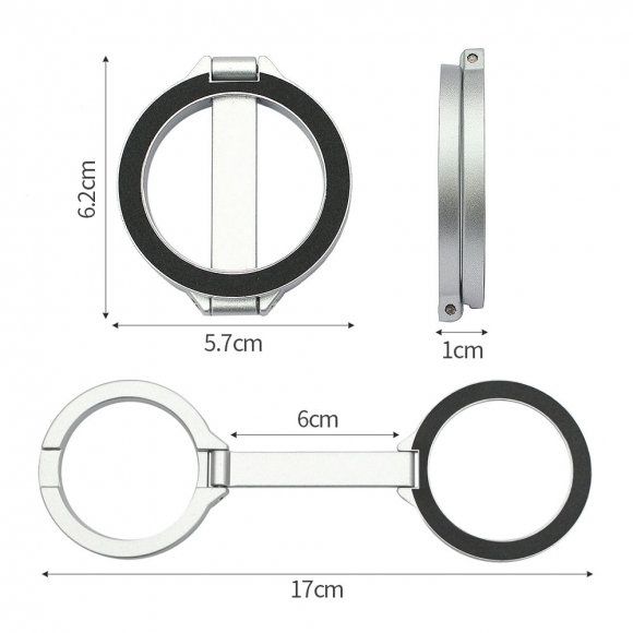 픽스홀 맥세이프 그립 거치대(실버)