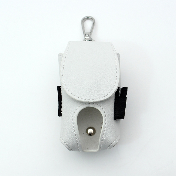 스티치 골프공 파우치(화이트) 