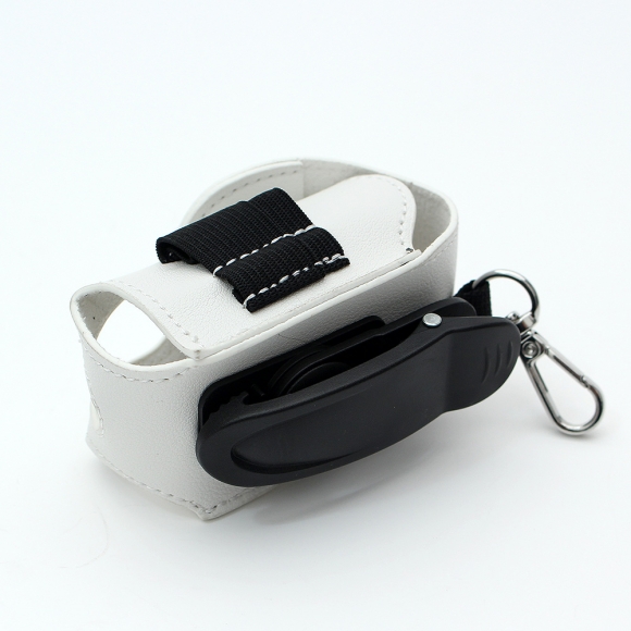 스티치 골프공 파우치(화이트) 