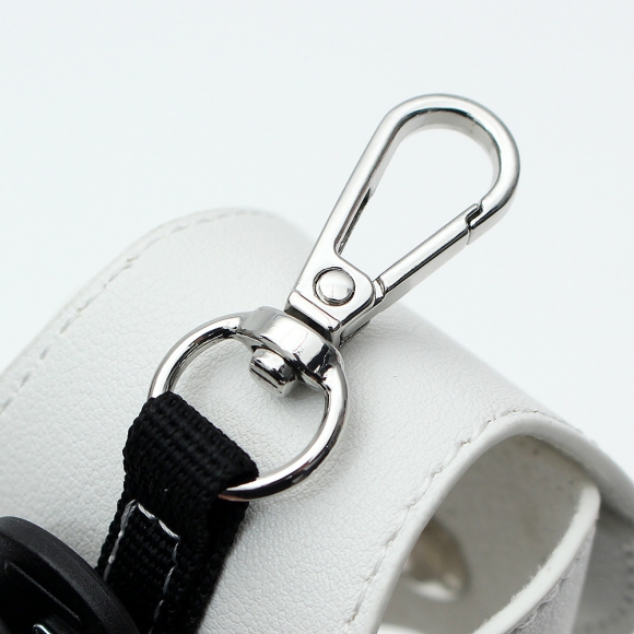 스티치 골프공 파우치(화이트) 