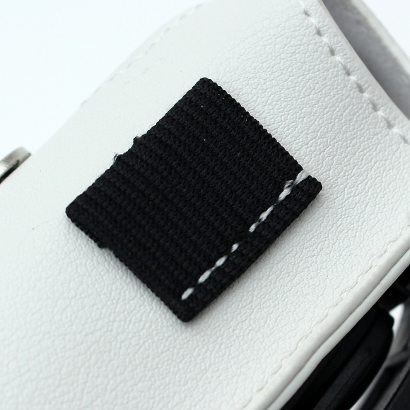 스티치 골프공 파우치(화이트) 