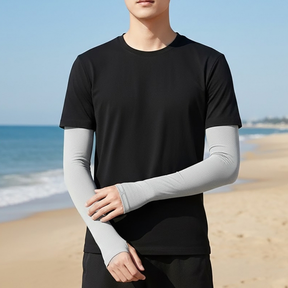 쿨링핏 자외선차단 손등 쿨토시(그레이)