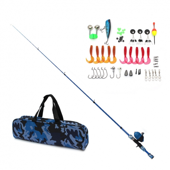 이지버튼 스핀캐스트 릴 낚싯대세트(1.5m)