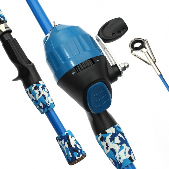 이지버튼 스핀캐스트 릴 낚싯대세트(1.5m)