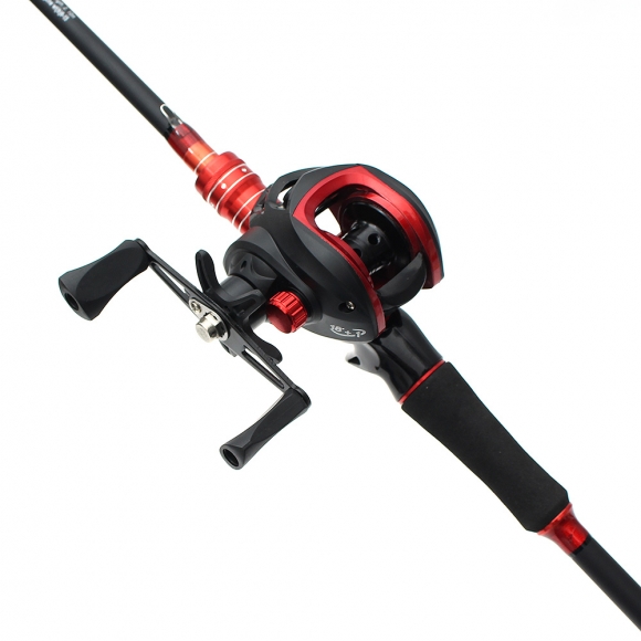 고피싱 베이트 릴+루어+낚싯대세트(2.1m) (좌핸들)