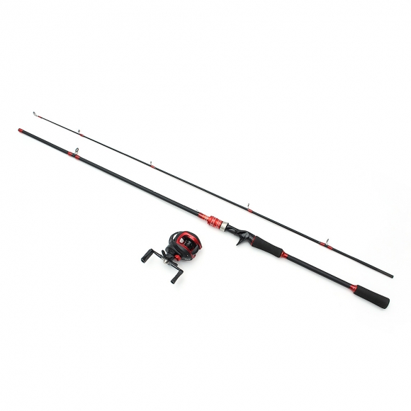 고피싱 베이트 릴+루어+낚싯대세트(2.1m) (좌핸들)