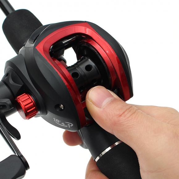 굿캐스팅 베이트 릴+루어+낚싯대세트(1.6m) (좌핸들)