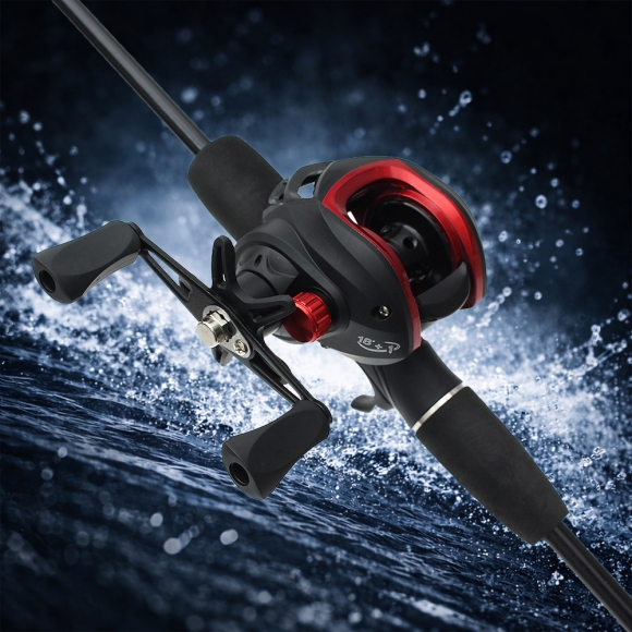 굿캐스팅 베이트 릴+루어+낚싯대세트(1.6m) (좌핸들)