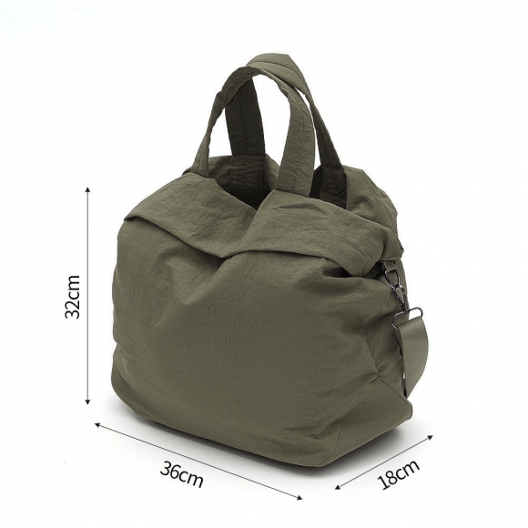 제이업 나일론 크로스백(카키)