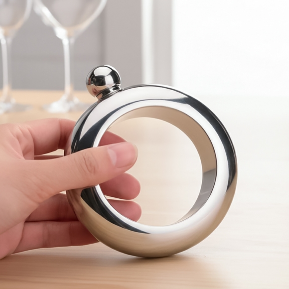 헤일로 링 힙플라스크(100ml) (실버)