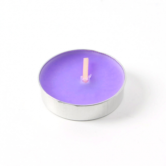 캔들하우스 원형 티라이트 50p세트(퍼플)