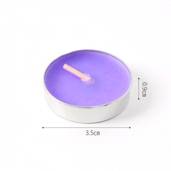 캔들하우스 원형 티라이트 50p세트(퍼플)