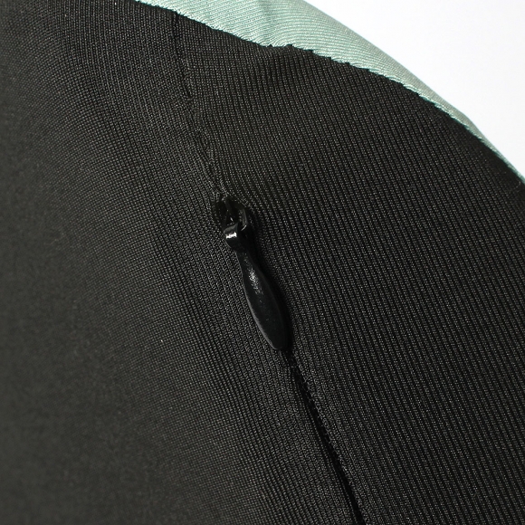 커브 메모리폼 의자 등받이 쿠션(민트)