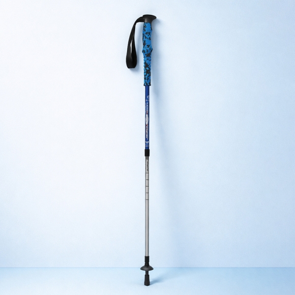 하이워킹 3단 길이조절 등산스틱(블루)