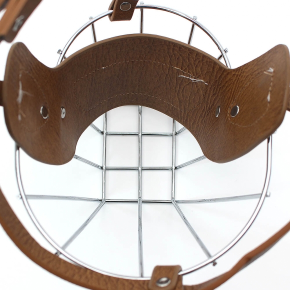 펫가드 스틸 강아지 입마개(XL) (브라운)