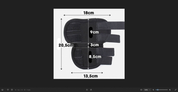 펫츠런 강아지 다리보호대(L)