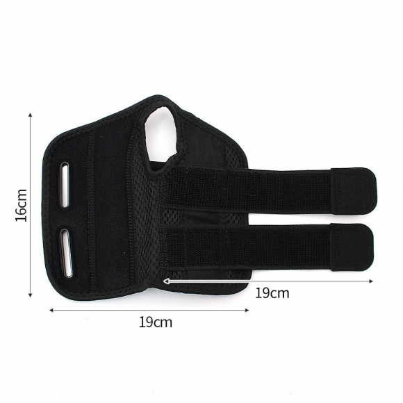 이중지지대 왼손 손목보호대(M) (블랙)