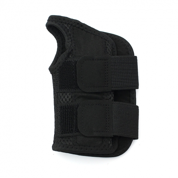 이중지지대 왼손 손목보호대(M) (블랙)