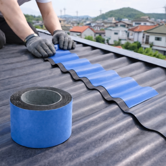 5m 지붕 보수용 방수테이프(폭 10cm) (블루)