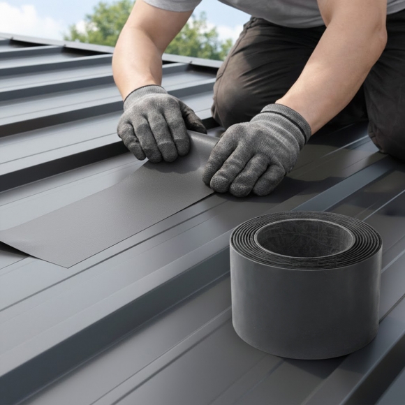 5m 지붕 보수용 방수테이프(폭 10cm) (그레이)