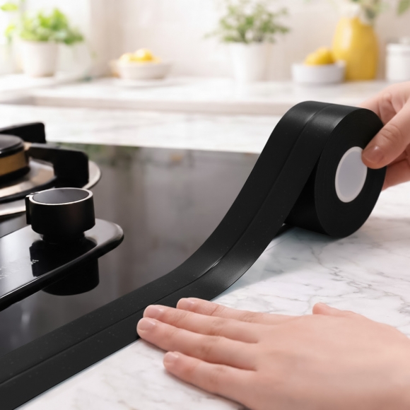 간편시공 틈새 방수테이프 2p세트(20mmx3.2m) (블랙)