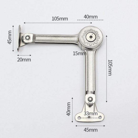 [영달철물] 프리스톱 상부장 도어 스테이 2p세트(F6)