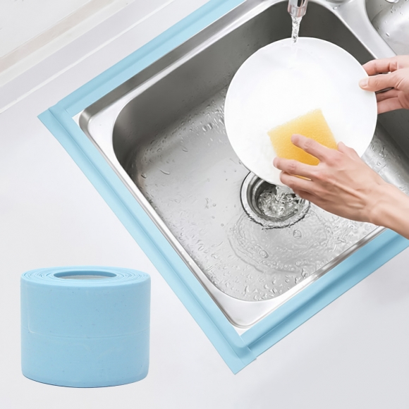 간편시공 틈새 방수테이프 2p세트(38mmx3.2m) (블루)