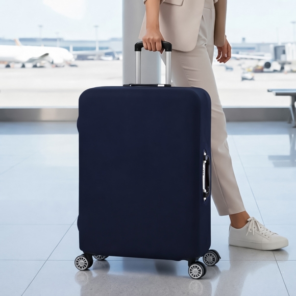 여행러버 스판 캐리어커버(22~25형) (네이비)