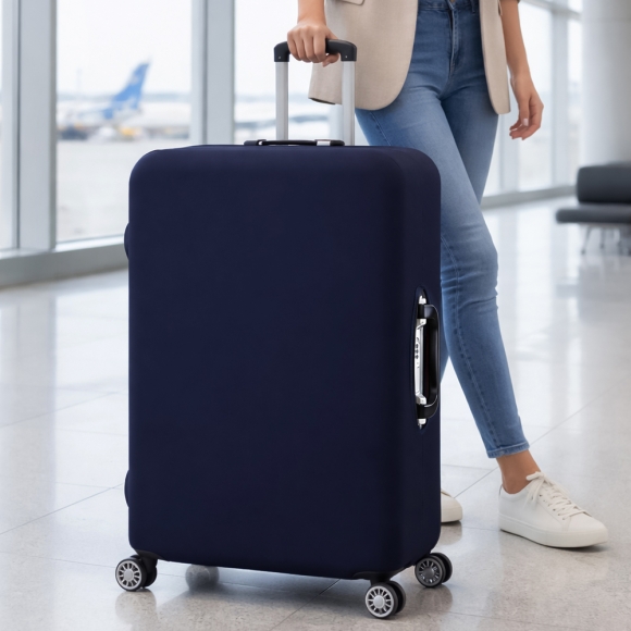 여행러버 스판 캐리어커버(26~28형) (네이비)