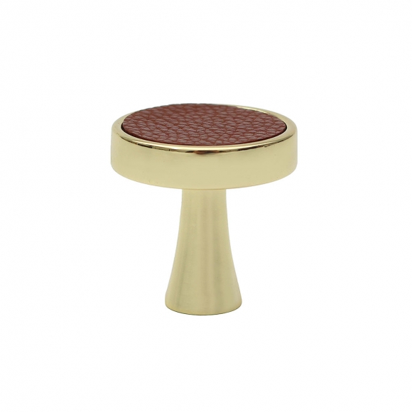 로베인 원형 가죽 가구손잡이(26mm)