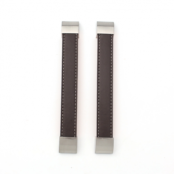 렛홈 가죽 가구손잡이 2세트(160mm) (브라운)
