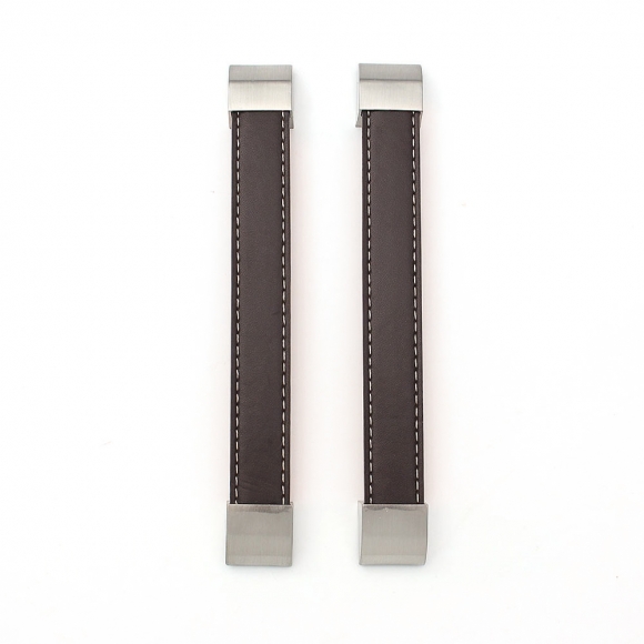 렛홈 가죽 가구손잡이 2세트(192mm) (브라운)