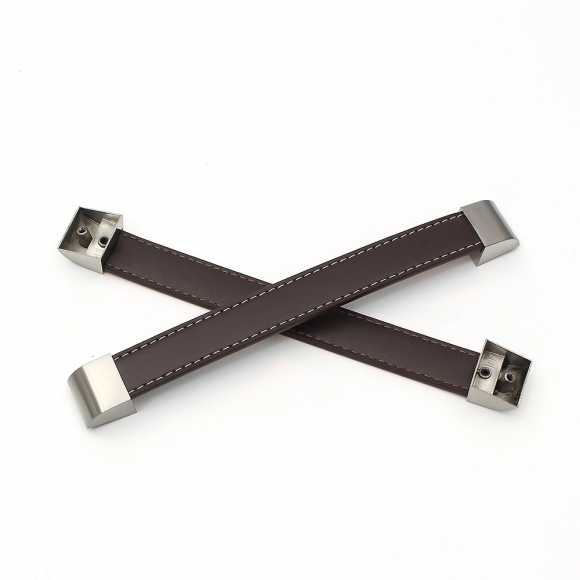 렛홈 가죽 가구손잡이 2세트(192mm) (브라운)