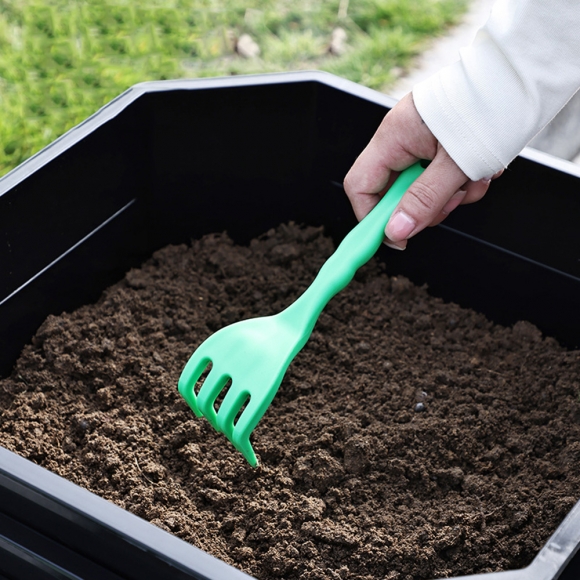 폐기물 낙엽 거름 음식물 쓰레기 발효 분해 퇴비통 28L