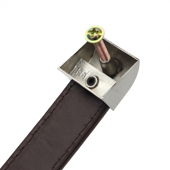 렛홈 가죽 가구손잡이 4세트(128mm) (브라운)