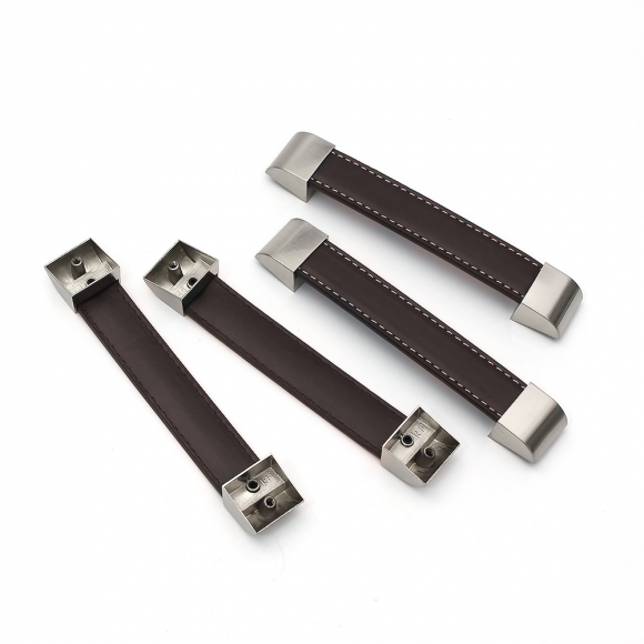 렛홈 가죽 가구손잡이 4세트(128mm) (브라운)