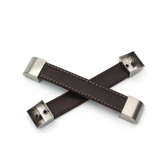 렛홈 가죽 가구손잡이 4세트(128mm) (브라운)