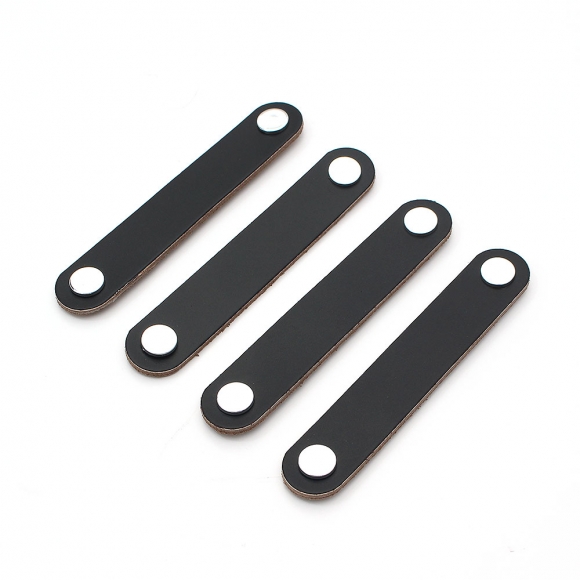 레더룸 가죽 가구 손잡이 4세트(96mm) (모던블랙)