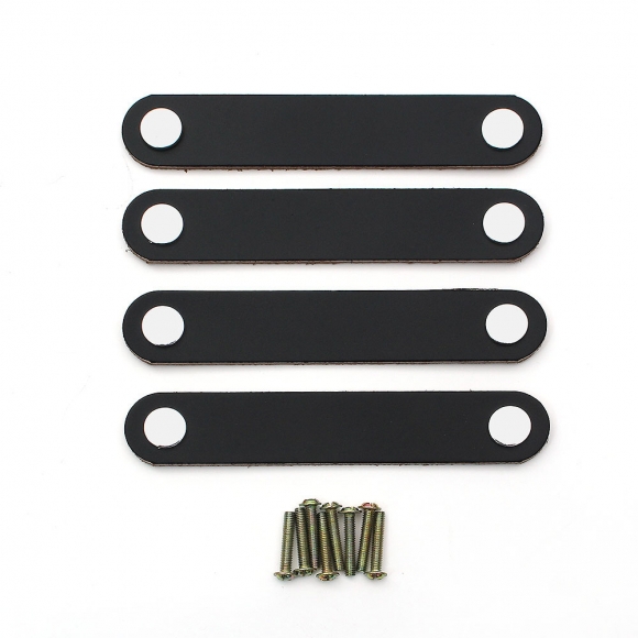 레더룸 가죽 가구 손잡이 4세트(96mm) (모던블랙)