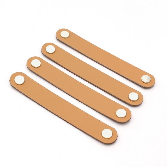 레더룸 가죽 가구 손잡이 4세트(128mm) (모던베이지)