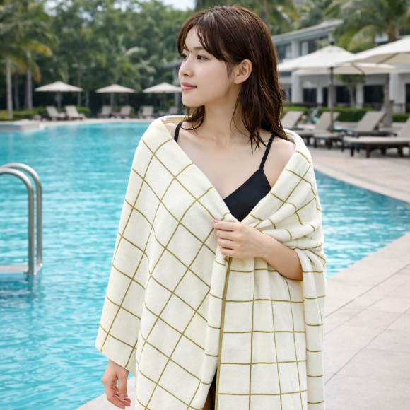 뽀송데이 30수 코튼 바스타월(화이트)