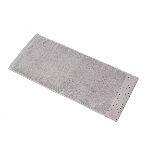 뽀송데이 30수 도트 순면타월(그레이)