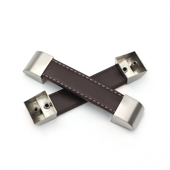 렛홈 가죽 가구손잡이 4세트(96mm) (브라운)