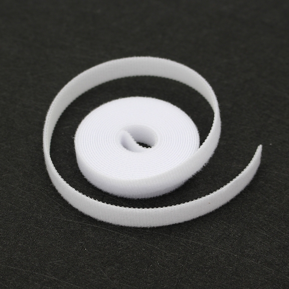 탈부착 테이프 케이블타이 10p세트 (10mmx2m) (화이트)