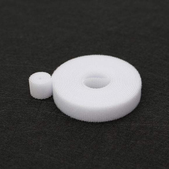 탈부착 테이프 케이블타이 10p세트 (10mmx2m) (화이트)